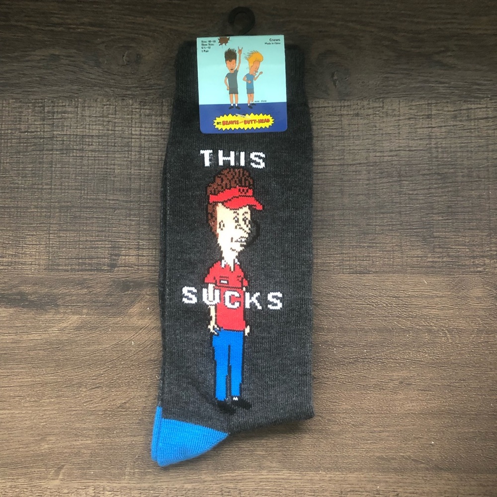 Mtv Beavis and Butt-Head Crew Socks